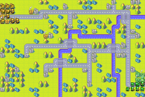 Advance Through the River